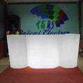 Modern 16 Colors Change Plastic Rechargeable Waterproof Bar Event Hookah Lounge Furniture Led Bar Counter