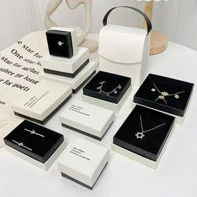 Wholesale Jewelry Packaging Box for Rings Earrings Bracelets Necklaces Trinket Organizer Storage Box Gift Box Display