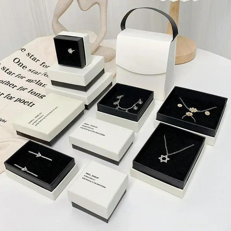Wholesale Jewelry Packaging Box for Rings Earrings Bracelets Necklaces Trinket Organizer Storage Box Gift Box Display