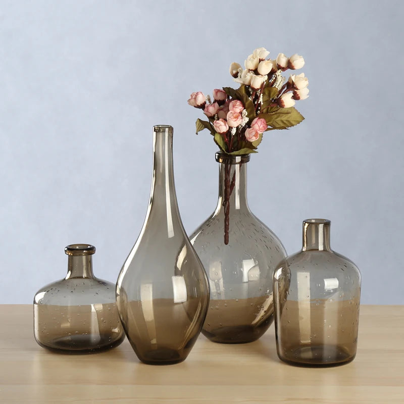 Wholesale Modern Bubble Wedding Centerpiece Flower Glass Vase for Home Decor