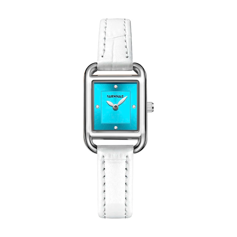 Oem Luxury Brand  Watch  Women Quartz Waterproof Stainless Steel Fashion Business Leather Lady Watch Square Dial Watches