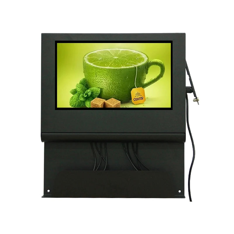 Barber Shop 15.6 Inch Landscape Wall Mountable Touch Screen Smart Phone Charging Cable Advertising TV