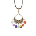 Bohemia Natural 7 Chakra Crystal Pendant for Home Decoration Meditation Lucky Car Ornaments Name Clan Wind Pendant