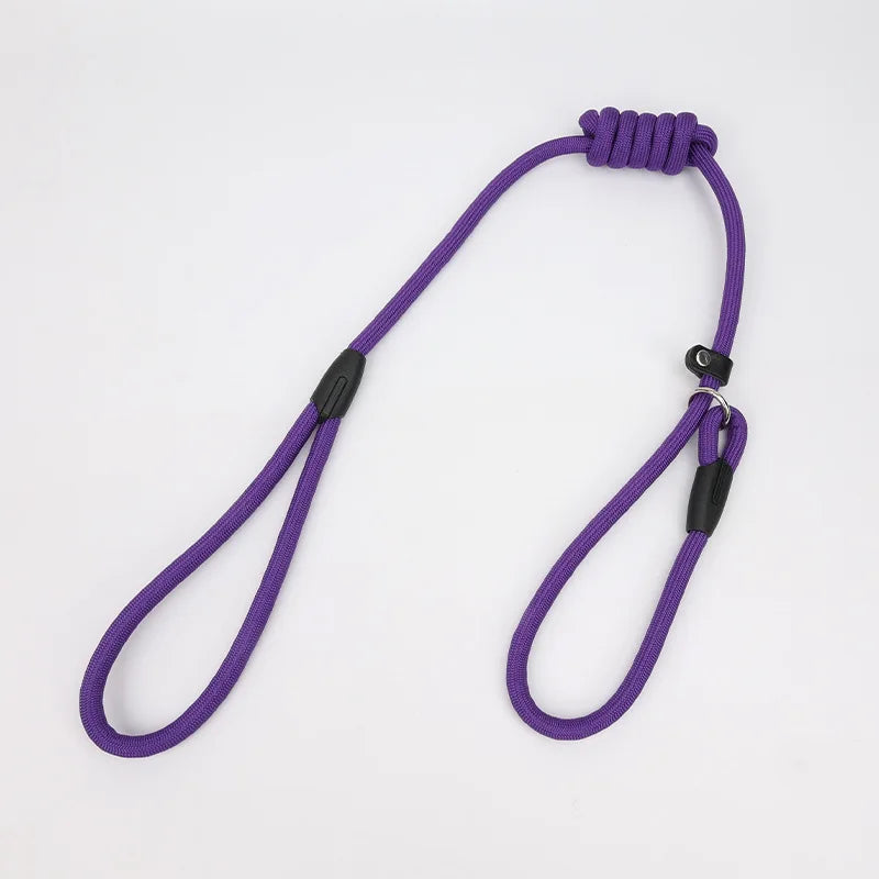 Retractable Adjustable Dog Training Rope Waterproof Nylon Strong Woven Slide Pet Dog Cat Rope Leash