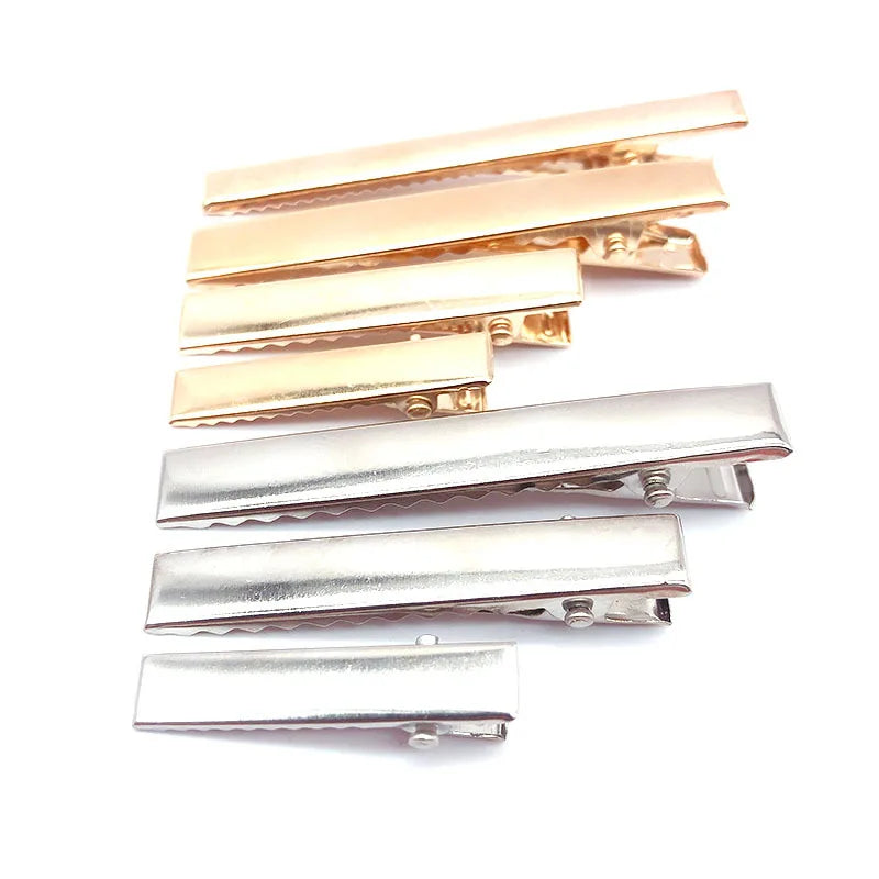 32-75MM Square Head Duckbill Clips Hairpins Barrette Elegant Creative Simple Hair Pins for Jewelry Beauty Makeup Accessories