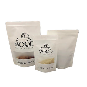 Bolsas De Papel Blancas Para EnvolturaKraft Paper Zip Lock Bag Kraft Paper Craft Potato Chips Bag Fast Food Packaging Paper Bag