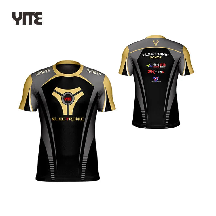 Unisex Custom Printed Esports Jersey Breathable Plus Size Team Gaming Match Sportswear Uniform Set