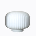 Factory Striped Blown Glass Lampshade Pendant Table Lamp Chinese Traditional Coastal Mediterranean Style Lighting Replacement