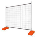 Removable/movable Portable Temporary Metal Iron Security Fencing Panels Temporary Fence for Construction Site