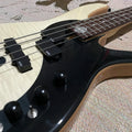New Yin Yang Natural 4 String Electric Bass Guitar Alder Body HH Pickups
