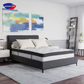 Hot Sale Euro Top Pocket Spring King Queen Size Mattress High Quality Vacuum Pack Hybrid Latex Gel Memory Foam Mattress in a Box