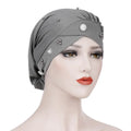 Forehead Cross Fold Turban Bonnet Hat Nightcap Chemo Turban