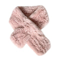 Sample Support Rex Rabbit Fur Collar Scarf Elegant     Neck Warmer for Lady  Hand Knitted Short Style  Fashion
