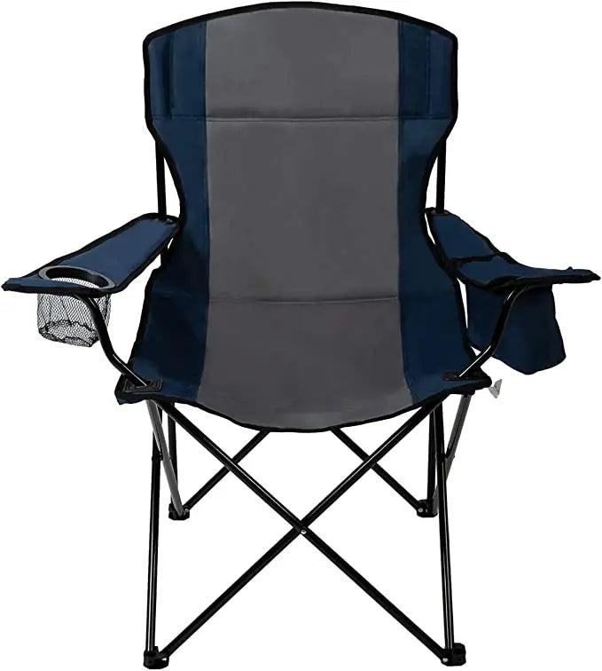 WOQI Modern Folding Camping Chair with Cooler Bag Foldable for Outdoor Use Picnic & Park
