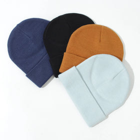 Autumn and Winter Unisex Acrylic Children's Knit Glove Hat Set Custom Logo Winter Warm Wool for Business and Travel