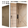 American Style Modern External Wood Doors for Villa Main Front Solid Wood Entry Door Luxury Interior and Exterior Security Doors