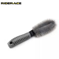 RIDERACE Bike Beauty Hub Brush Bicycle Special Tire Brush Cycling Tire Rim Clean Plastic Coated Wire Wash Brush Soft Fiber Tools