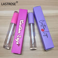 Big Brush Applicator Lip Gloss Packaging Wand Empty Lip Gloss Tube With Stopper Private Label Lipgloss Tubes and Packaging Box