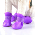 2020 Waterproof All Season Pet Puppy Cat Dog Rubber Snow Rain Boots Silicon Dog Rain Shoes