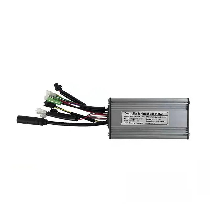 Kunteng Brand 9 Mosfet 36v/48v E-bike KT-22A Brushless square Wave 22a Speed Controller With Light Connector