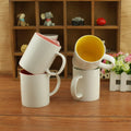 Popular Top Grade White Sublimation Blank Mug Coffee Mug Inner Color 11oz Sublimation Ceramic Mug