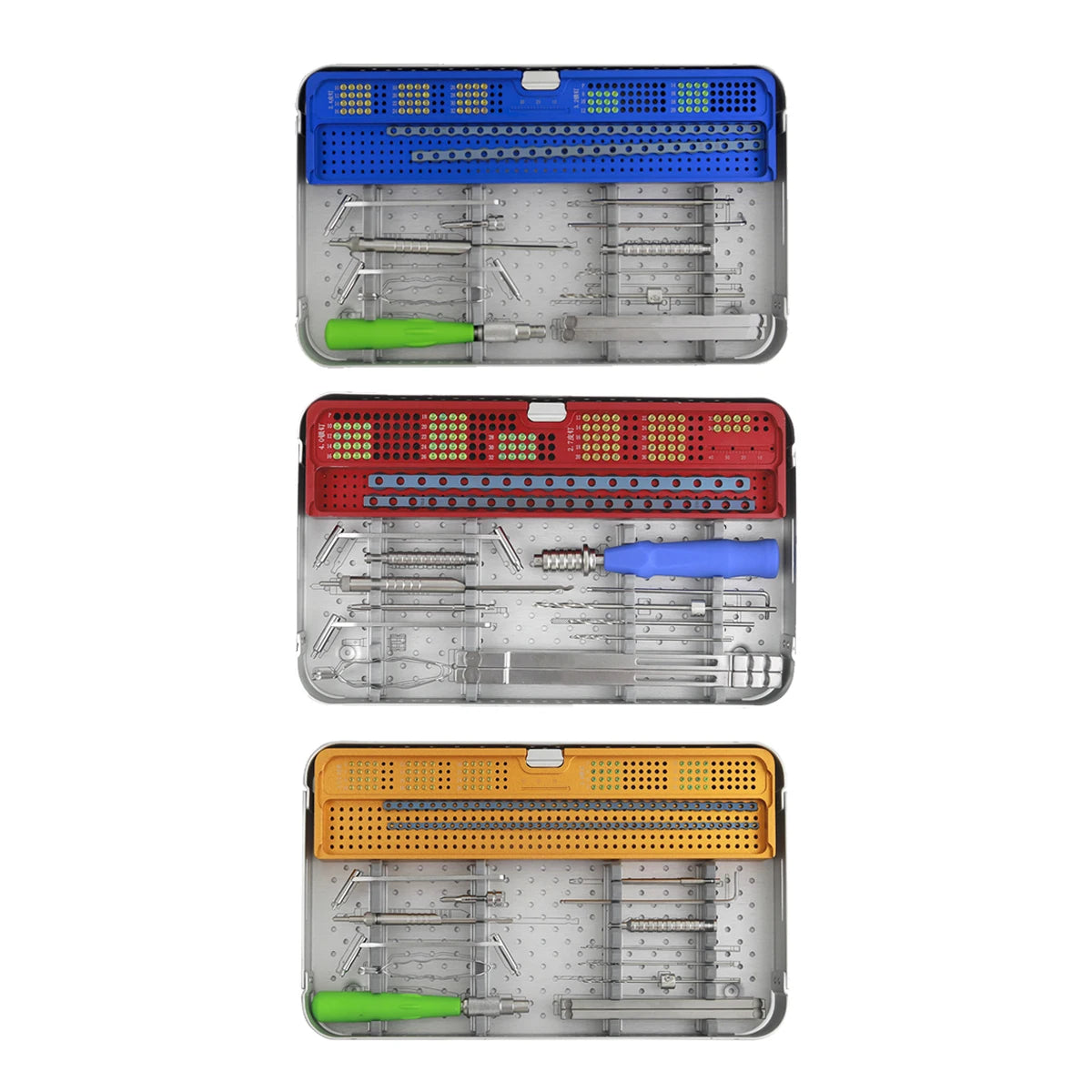 2.4mm 3.2mm 4.0mm ALPS Animal Surgical Locking Plate System Stainless Steel Veterinary Orthopedic XC Medico V01-33 Instrument