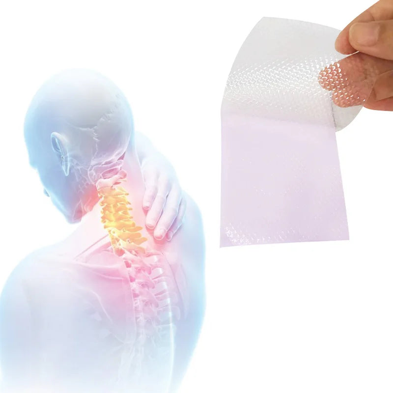 OEM Factory Magnesium Chloride Hemp Pain Transdermal Gel Patch Analgesic Plaster Elastic Fabric Back Joint Body Pain Plaster