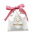 Brown Suede Luxury Elegant Jewelry Pouches Drawstring Packaging Bags Custom Logo Printed High Standard Quality OEM Service