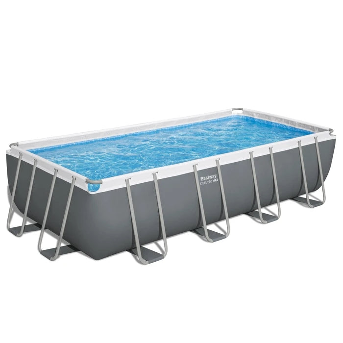 Bestway 56466 Steel Pro MAX Rectangle Frame Above Ground Pool Set 5.49 m X 2.74 m X 1.22 m