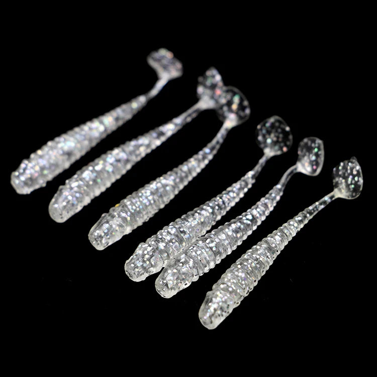 Selco Saltwater Freshwater Artificial Lure Soft Plastic Fishing Lures Paddle Shad Fish Lure for Fishing