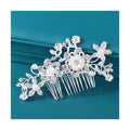 Wedding Accessories Pearl Rhinestone Flower Bridal Hair Comb Women's Accessories Head Jewelry