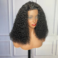 Mayqueen Vendor Wholesale Virgin Human Hair Closure  HD 13*1 Lace Frontal  Brazilian Jerry Curl Wigs Water Weave Human Hair Wig