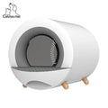 Enclosure With Shelf Sand Cats Trays Traveling Portable Type Semi-enclosed Double Layer Clear Cat Litter Box