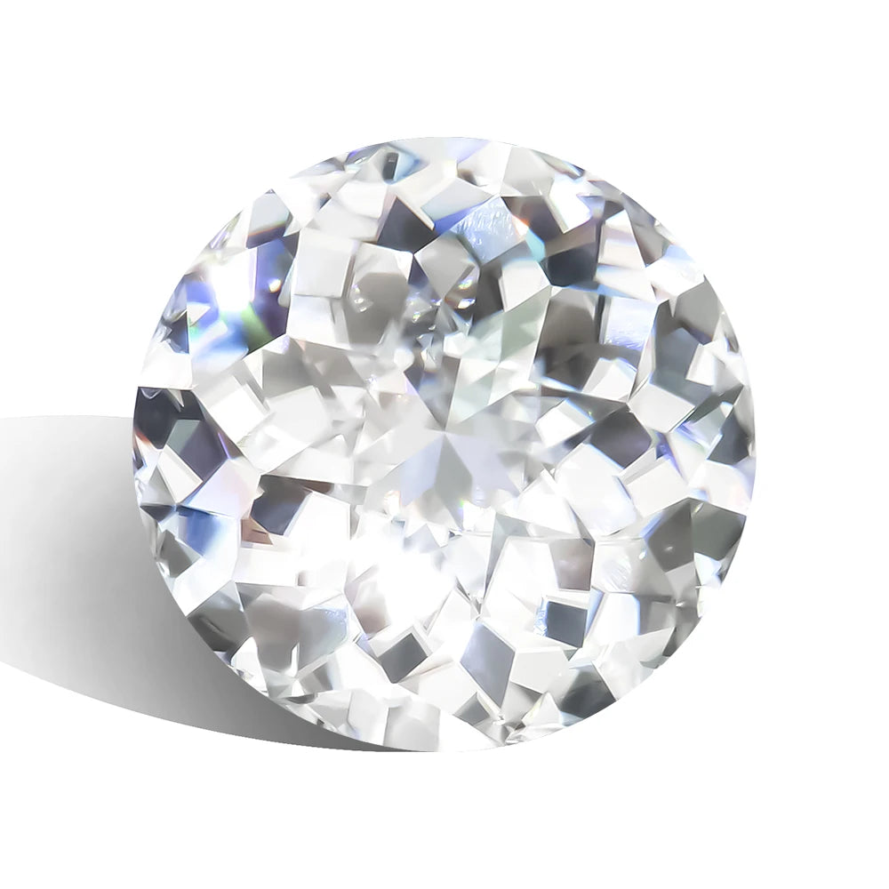 Forever Brilliant 3-14 3.5mm 7mm 1ct 3ct Crushed Ice Hybrid Gra Vvs Jubilee Round Cut Loose Diamond Moissanite with Certificate