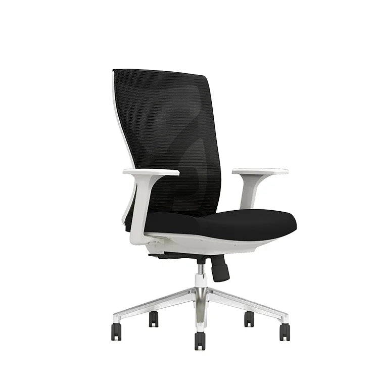 Ergonomic Mesh Mid Back Multifunctional Swivel Office Chair With Armrest