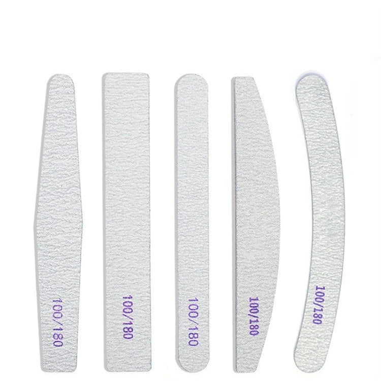 Professional Disposable File Nail Customized Printed Logo Manicure Nail File 100/180