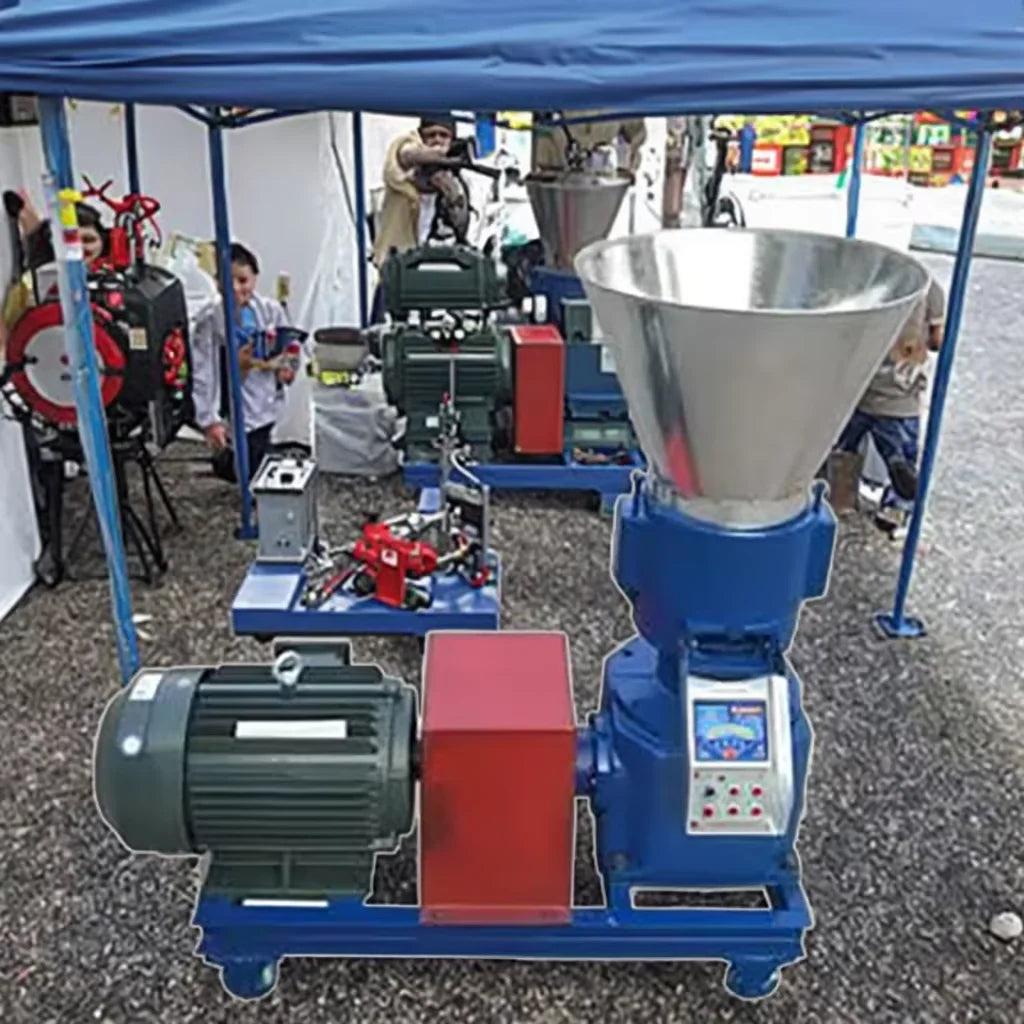 New Pig Cattle Chicken Fish Poultry Livestock Feed Processing Granulator Machines Pellet Making Farm Machine
