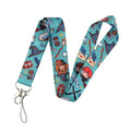 Designer Sublimated Printing Blank Neck Id Badge Card Holder Anime Woven Satin Nylon Polyester Custom Lanyards with logo Custom