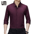 Liu Ming OEM Wholesale Autumn Fashion Business Casual Long Sleeve Dress Shirts for Men