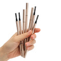 Eyebrow Pencil Custom Private Label With Eyebrow Brush Waterproof Rose Gold Extra Slim Eyebrow Pencil Black Ash Fine Point