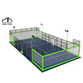 OEM Custom PW Padel Tennis Court Equipment Multi-Color Panoramic Indoor/Outdoor 20m*10m Artificial Turf 12mm Tempered Glass