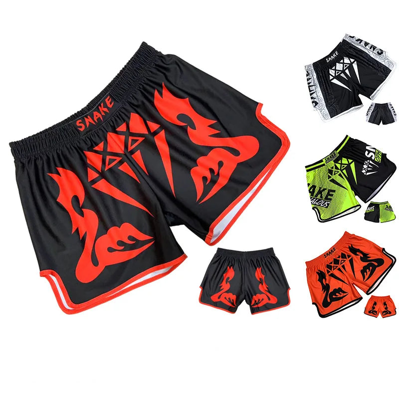 Top Selling Quick-drying Cross Boxing Shorts Fight Wear Muay Thai Boxing Shorts Gym Trunks Classic Boxing Shorts