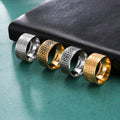 Vintage Viking Stainless Steel Rings Real Gold Plated Men Rings Jewelry Gifts Stainless Steel Celtics Knots Embossed Rings