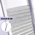 Pre Made Lash Fans Long Stem 3D 5D 8D 10D Private Label Premade Fan Lashes Matte Black Pre-Fanned Eyelash Extensions
