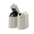 JustBeEasy Automatic Package Self Seal Smart Standing Trash Can Infrared 10L Side-by-side Lid Rechargeable Battery Oval