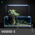 WEEKAQUA V600S WRGB Full Spectrum Led Aquarium Light with Amphibious Bracket Scalable for Freshwater Aquarium Paludarium tank