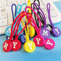 2026 Latest Style Custom Logo TPU Zipper Pull Head Fashionable Clothing Accessories Zipper Rope for Bags