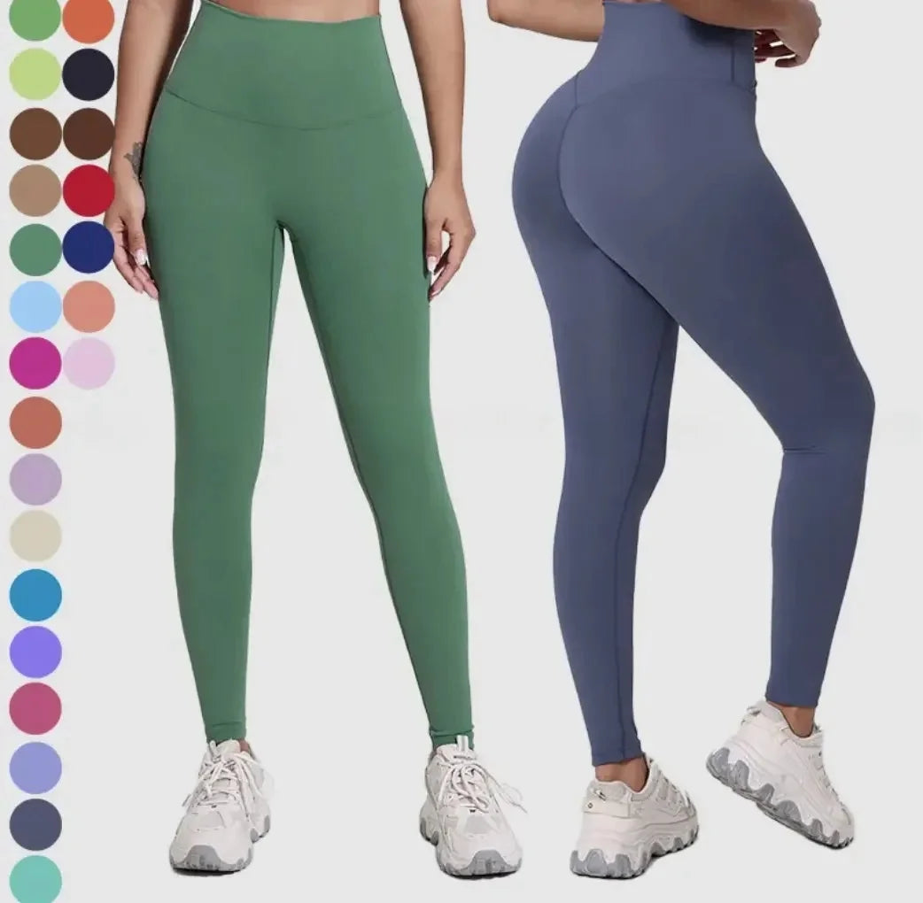 Sports Yoga Leggings Pour Femmes 2024 High-Waisted Butt-Lifting Running Gym Fitness Black Tights Leggings for Women