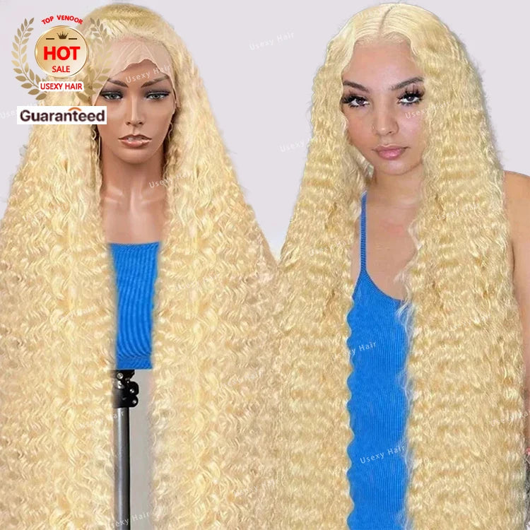 Factory Price 613 Blonde Lace Front Wigs Raw Virgin Human Hair Lace Wig for Black Women Peruvian 613 Human Hair Wig 13x6