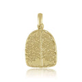 Wholesale Jewelry 925 Sterling Silver Plain 18k 14k Gold Life Tree Pendant for Necklace
